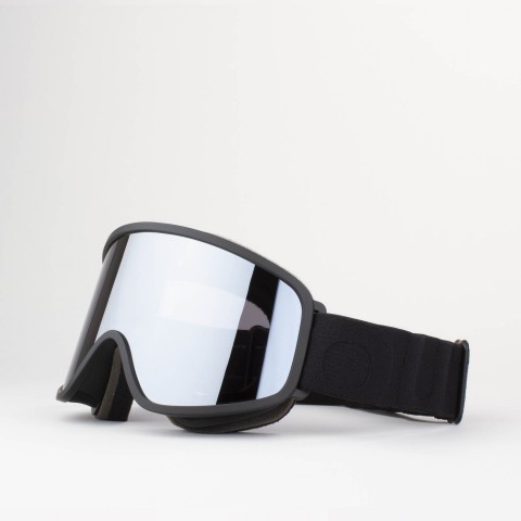 Flat Black Silver goggle 