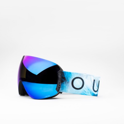Maschera da sci Open colore Discovery con lente The One Gelo