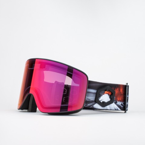Electra 2 Peaks snow goggle with IRID red lens