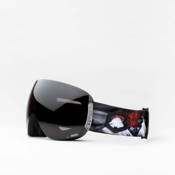 Open Skibrille Smoke Gläser peaks Farbe