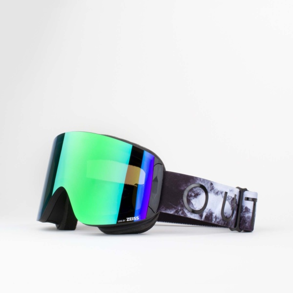 Katana Ski Goggles Green MCI Lens tempesta Color