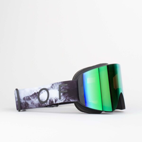 Katana Ski Goggles Green MCI Lens tempesta Color
