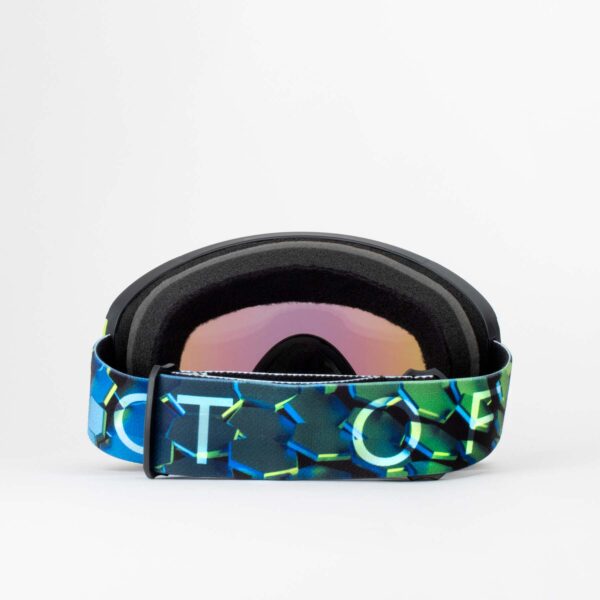 Katana Ski Goggles Green MCI Lens hexagon Color