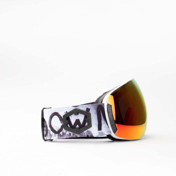 Open Ski Goggles Red MCI Lens closed Color