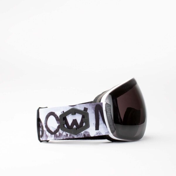 Open Ski Goggles Smoke Lens closed Color