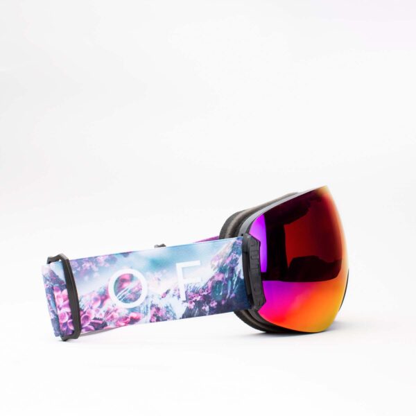 Open Ski Goggles Violet MCI Lens lilac Color