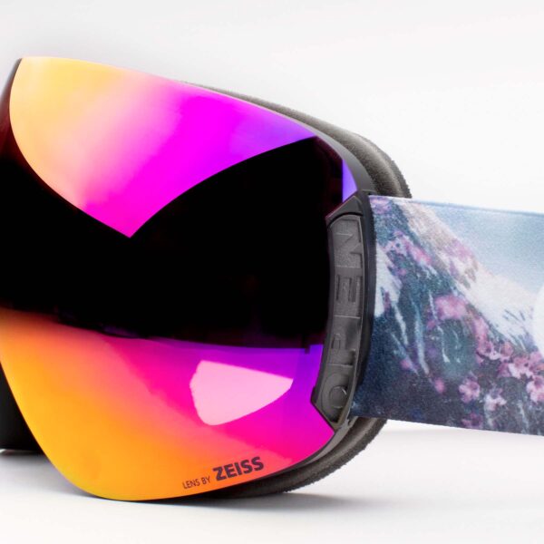 Open Ski Goggles Violet MCI Lens lilac Color