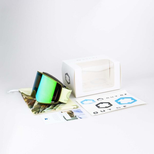 Bio Project Ski Goggles Green MCI Lens Green Color