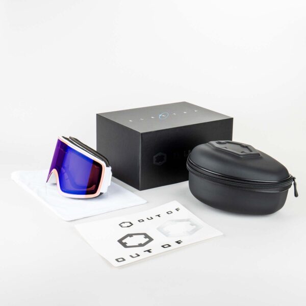 Electra 2 Ski Goggles IRID Blue Lens White Color