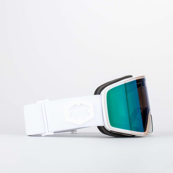 Electra 2 Ski Goggles IRID Green Lens White Color